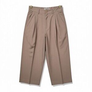 NONchalant Label Women's Fabi Wide Leg Pants size medium Sand beige trousers